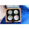 Image 2 : Canada Olympic Coin Delux Proof Set - Double Struck - Series IV