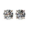 Image 1 : 1.59 ctw Certified Quality Diamond Stud Earrings 10k Rose Gold - REF-127H5R