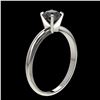 Image 3 : 0.75 ctw Fancy Black Diamond Solitaire Engagment Ring 10k White Gold - REF-19H3R