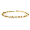 Image 1 : 2.26 ctw Citrine & Diamond Bracelet 10k Yellow Gold - REF-20H5R