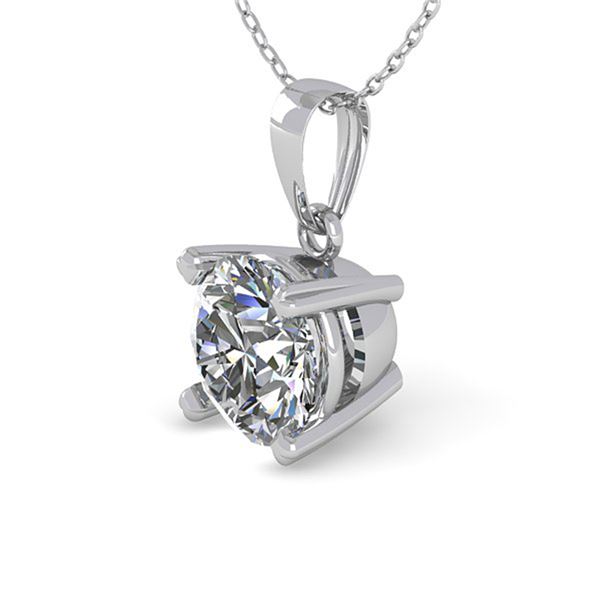 0.50 ctw VS/SI Diamond Designer Necklace 14k White Gold - REF-55H8R