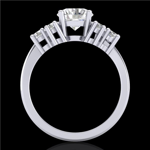 2.1 ctw VS/SI Diamond Solitaire Ring 18k White Gold - REF-465H2R
