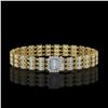 Image 1 : 26.02 ctw Sky Topaz & Diamond Bracelet 14K Yellow Gold - REF-318Y2X