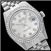 Image 1 : Rolex Men's Stainless Steel, QuickSet, Diamond Dial & Diamond Bezel