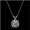 Image 3 : 2.53 ctw Certified Quality Diamond Necklace 10k Rose Gold - REF-658M6G