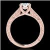 Image 2 : 1.82 ctw Certified Diamond Solitaire Ring 10k Rose Gold - REF-354A5N