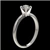 Image 3 : 0.77 ctw Certified Quality Diamond Engagment Ring 10k White Gold - REF-68F2M