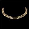 30.83 ctw Fancy Citrine & Diamond Necklace 10K Rose Gold - REF-427H3R