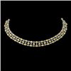 51.17 ctw Fancy Citrine & Diamond Necklace 10K White Gold - REF-527N3F