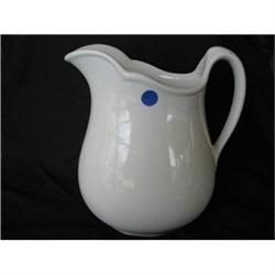 001: Ironstone Antique Pitcher Carr China Co.