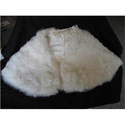 008: White Fur Cape