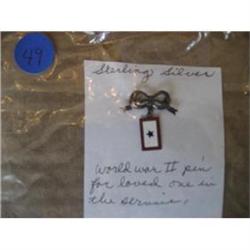 010: World War II Son in Service pin, Sterling