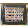 Image 1 : 025: Framed gator postage stamps