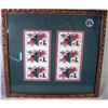 Image 1 : 026: Framed Florida flower postage stamps
