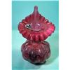 Image 1 : 084: Fenton cranberry opalescent heart vase