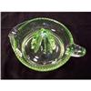 Image 1 : 095: Vaseline depression glass juicer