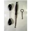 Image 1 : 113: Victorian hat pins and 2 button hooks