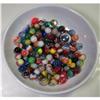 Image 1 : 128: Box of old marbles