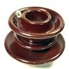 Image 1 : 136: Large brown ceramic insulator