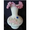Image 1 : 176: Fenton Burmese Signed Gibble Urn Vase