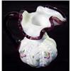 Image 1 : 230: Fenton Milk glass pitcher signed
