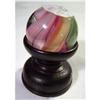 Image 1 : 255: Old large marble on stand
