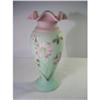 Image 1 : 269: 10 1/2" Fenton lotus mist Burmese Vase