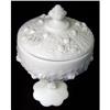 Image 1 : Milk Glass Footed box Westmoreland 8"
