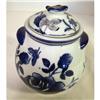 Image 1 : Blue and White Covered jar 5"