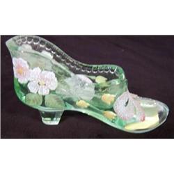 Fenton green Shoe - Hand Painted Payton