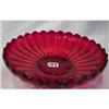 Image 1 : Red glass candy dish