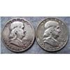 Image 1 : 2 Franklin Half Dollars