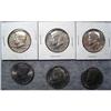 Image 1 : 6 Kennedy Half Dollars