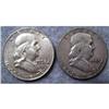 Image 1 : 2 Franklin Half Dollars