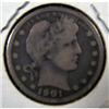 Image 1 : 1901 Barber Quarter VG