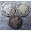 Image 1 : 3 Barber Silver Dimes