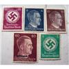 Image 1 : 5 Nazi & Hitler postage Stamps (unused)
