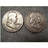 Image 1 : 2 Franklin Halves