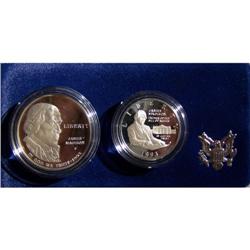 1993 US Mint Bill of Rights Proof Dollar & Half Dollar