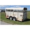 Image 4 : 1980 W-W 4 Horse bumper pull trailer