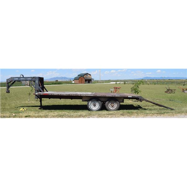 Homemade 18' Flatbed trailer w/ramps
