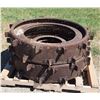 Image 1 : Set of steel lug wheels for 9N Ford