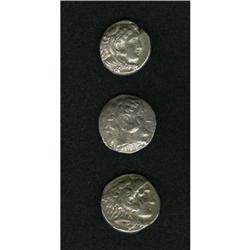 Ancients Ancient Lots Lot of three tetradrachms