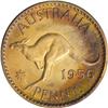 Image 2 : Australia Elizabeth II Proof Penny 1956 Perth,