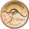 Image 2 : Australia Elizabeth II Proof Penny 1960 Perth,