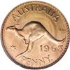 Image 2 : Australia Elizabeth II Proof Penny 1963 Perth,
