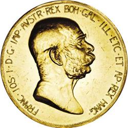 Austria Franz Joseph I 100 Corona 1908, 60th