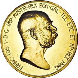 Austria Franz Joseph I 100 Corona 1908, 60th