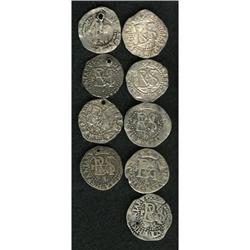 Bolivia Felipe II cob 1/2 Real Study Group, nine