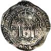 Image 1 : Bolivia Felipe IV cob 8 Reales 1652P-E